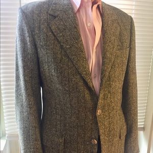 Ermenegildo Zegna Tweed Sport Jacket. 100% Wool.